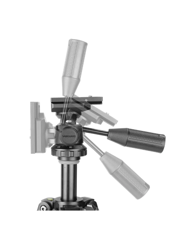 Tripied Video Vanguard VEO3 263CO, Сap video panoramic cu 2 căi, Negru