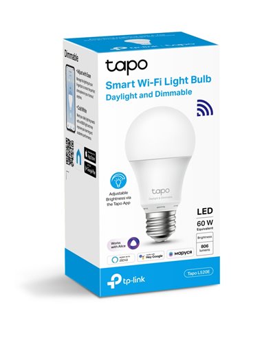Умная лампочка TP-LINK Tapo L520E, E27, Белый
