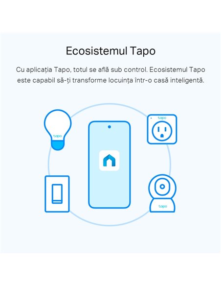 Умная лампочка TP-LINK Tapo L520E, E27, Белый Умная лампочка TP-LINK Tapo L520E, E27, Белый