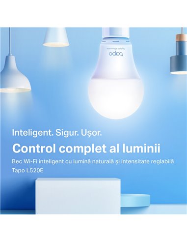 Умная лампочка TP-LINK Tapo L520E, E27, Белый