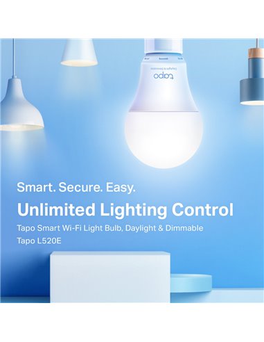 Bec inteligent TP-LINK Tapo L520E, E27, Alb