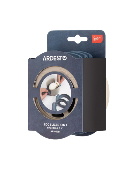 Яйцерезка Ardesto AR1052B, Серый | Синий
