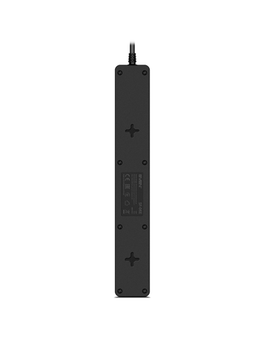 Prelungitor electric SVEN SF-06E, 6 Prize, 3m, Negru