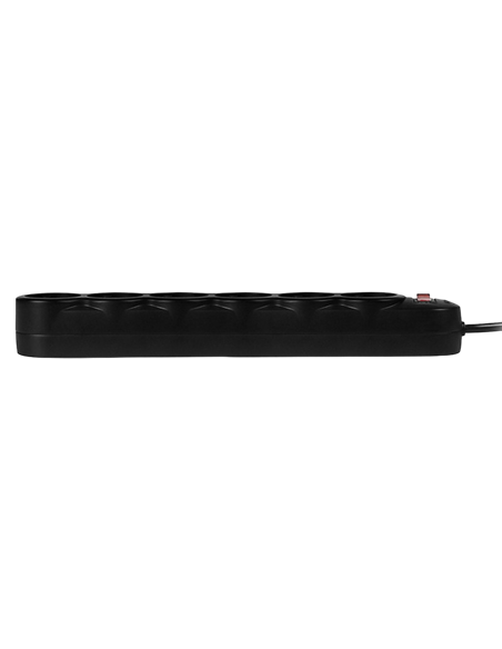Сетевой фильтр SVEN SF-06E, 6 Розеток, 3м, Чёрный