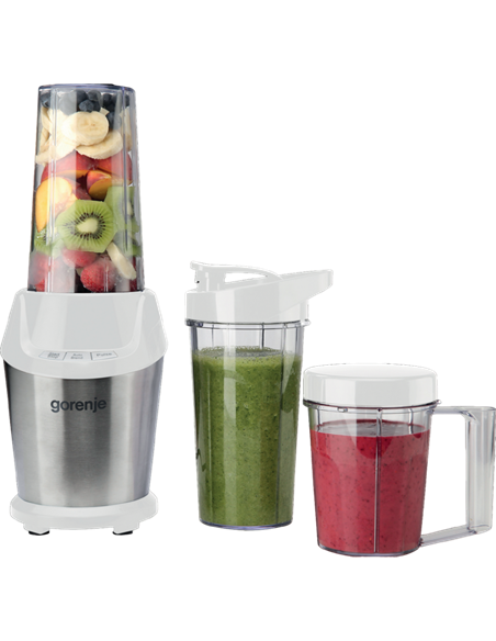 Blender staționar Gorenje BN1000E, Oțel Inoxidabil / Alb