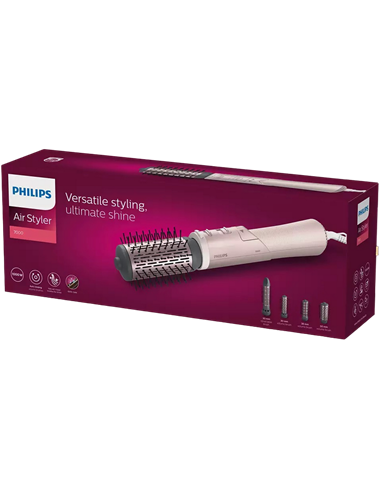 Фен-щётка Philips BHA735/00, 1000Вт, Розовый