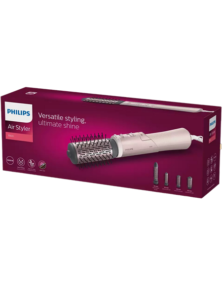 Фен-щётка Philips BHA735/00, 1000Вт, Розовый Фен-щётка Philips BHA735/00, 1000Вт, Розовый