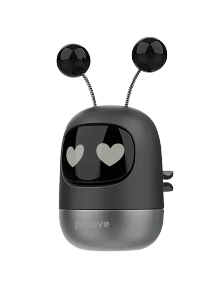 Aromatizator auto Proove Emoji Robot Lovely, Negru