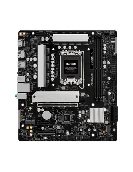 Материнская плата ASRock B860M-X, LGA1851, Intel B860, Micro-ATX