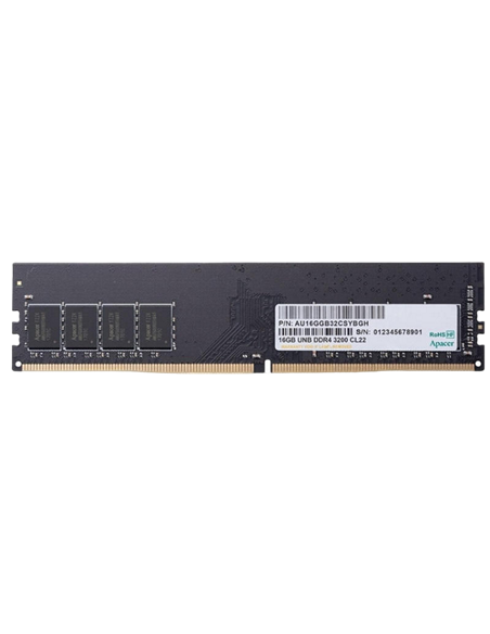 Оперативная память Apacer AU16GGB32CSYBGH, DDR4 SDRAM, 3200 МГц, 16Гб