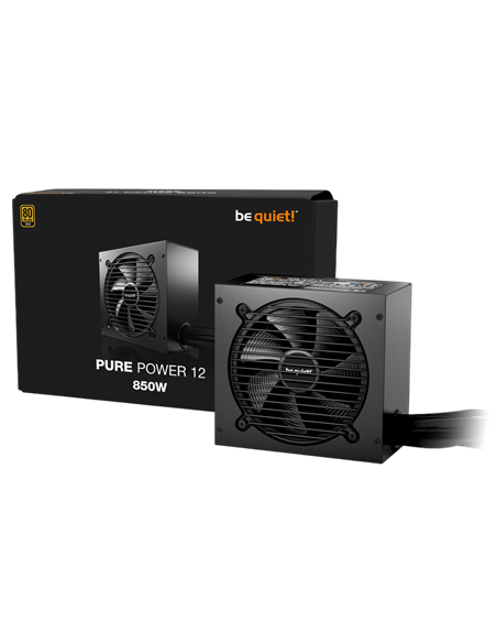 Блок питания для компьютеров be quiet! PURE POWER 12, 850Вт, ATX, Немодульный