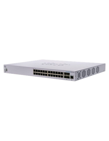 Switch de rețea Cisco CBS350-24XS, 20x 10/100/1000/10000 Mbps, 4x SFP+