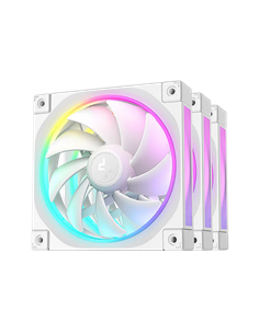 Ventilator PC Deepcool FL12 SE WH 3in1 kit, 120 mm