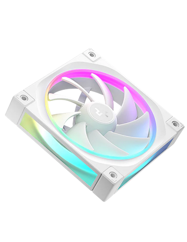 Ventilator PC Deepcool FL12 SE WH 3in1 kit, 120 mm
