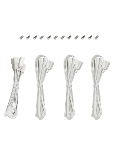 Ventilator PC Deepcool FL12 SE WH 3in1 kit, 120 mm