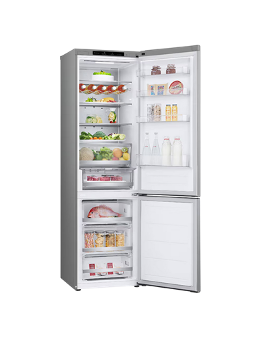 Холодильник LG GBV5240DPY, Нержавеющая сталь