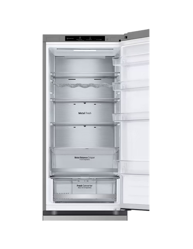 Холодильник LG GBV5240DPY, Нержавеющая сталь