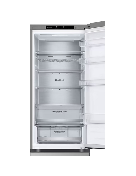 Холодильник LG GBV5240DPY, Нержавеющая сталь