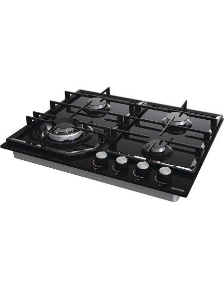 Газовая варочная панель Gorenje GTW 641 KB, Чёрный