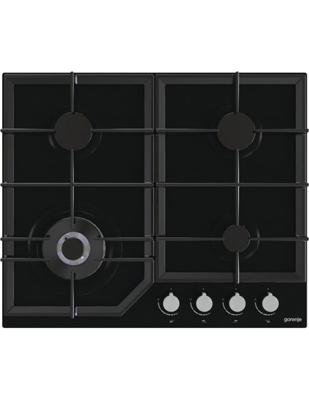 Газовая варочная панель Gorenje GTW 641 KB, Чёрный