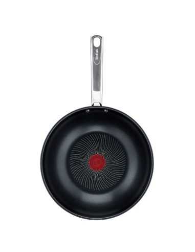 Tigaie WOK Tefal B8171944, 3,6L, 28cm, Oțel inoxidabil