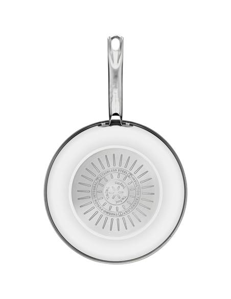 Tigaie WOK Tefal B8171944, 3,6L, 28cm, Oțel inoxidabil