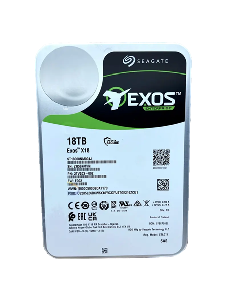 Unitate HDD Seagate Exos X18, 3.5", 14 TB ST18000NM000J-FR