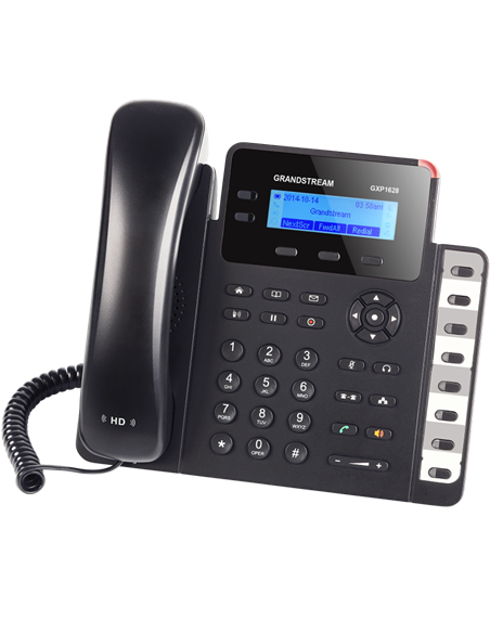 Telefon IP Grandstream GXP1628, Negru