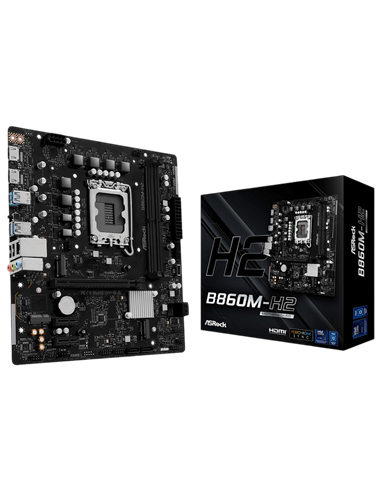 Материнская плата ASRock B860M-H2, LGA1851, Intel B860, Micro-ATX