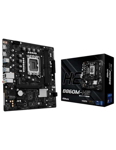 Материнская плата ASRock B860M-H2, LGA1851, Intel B860, Micro-ATX