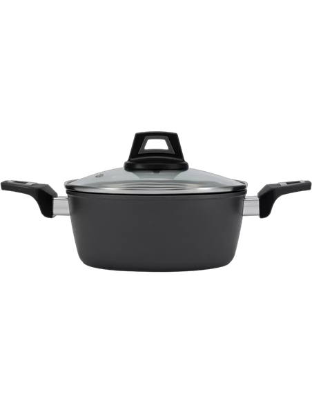 Кастрюля Polaris Graphit-24C, 4,2л, 24см, Графитовый