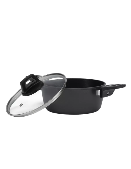 Кастрюля Polaris Graphit-24C, 4,2л, 24см, Графитовый