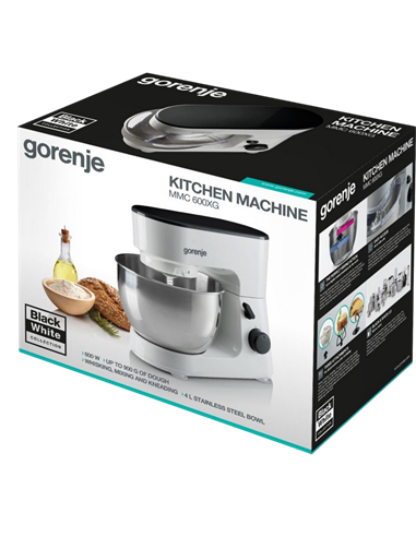 Robot de bucătărie Gorenje MMC600XG, Alb