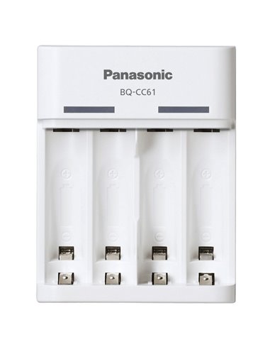 Încărcător Acumulatori Panasonic BQ-CC51E, Alb