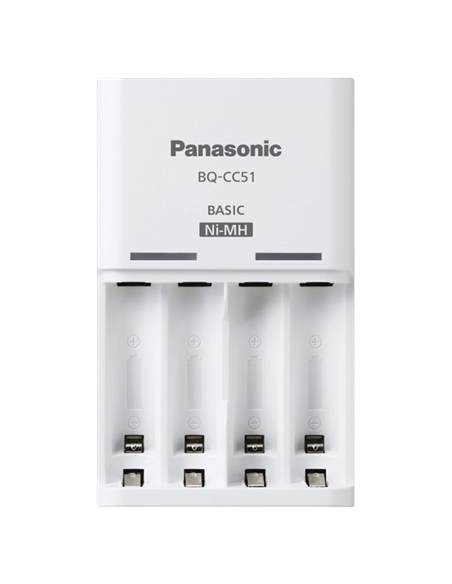 Încărcător Acumulatori Panasonic BQ-CC51E, Alb