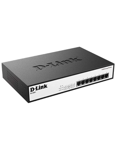 Comutator PoE D-Link DES-1008P+, 8x IEEE 802.3af/at