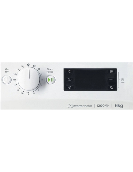 Mașină de spălat Indesit MTWSE 61294 WK EE, 6kg, Alb