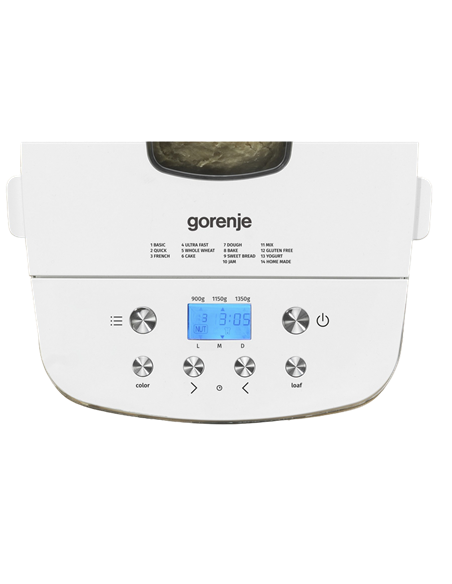 Хлебопечка Gorenje BM1350W, Белый Хлебопечка Gorenje BM1350W, Белый