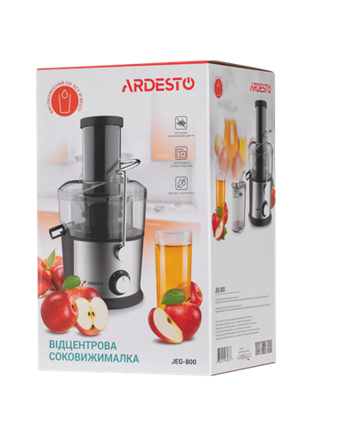 Соковыжималка Ardesto JEG-800, Нержавеющая сталь
