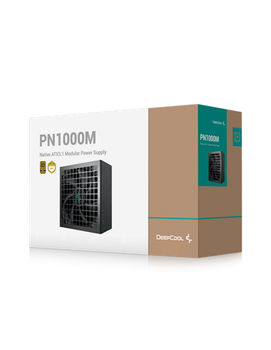 Блок питания для компьютеров Deepcool PN1000M, 1000Вт, ATX, Полностью модульный