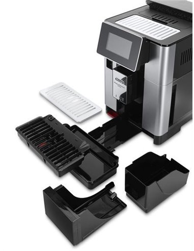 Кофемашина De'Longhi ECAM610.55.SB, Серебристый|Черный