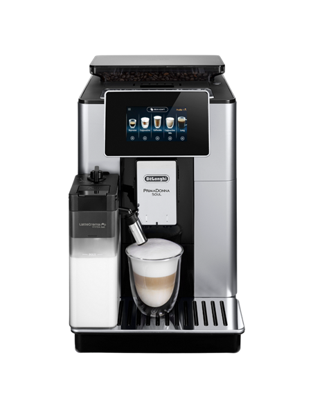 Кофемашина De'Longhi ECAM610.55.SB, Серебристый|Черный