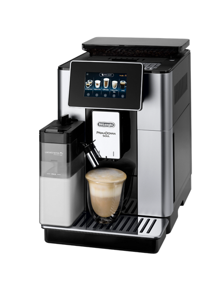 Кофемашина De'Longhi ECAM610.55.SB, Серебристый|Черный