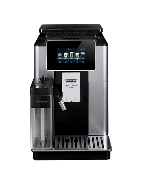 Кофемашина De'Longhi ECAM610.55.SB, Серебристый|Черный