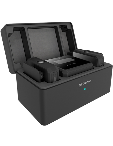 Microfon portabil pentru înregistrare vocală Proove Forum, Fără fir, Negru