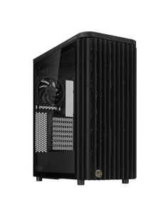 Компьютерный корпус ASUS ProArt PA401 Wood TG, Midi-Tower, Без блока питания, Чёрный
