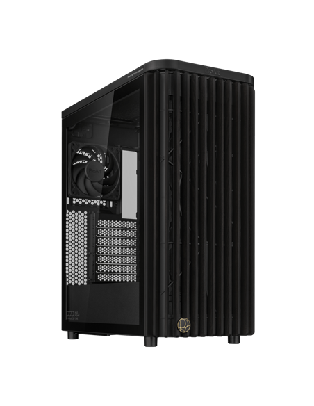 Carcasă PC ASUS ProArt PA401 Wood TG, Midi-Tower, Fără PSU, Negru