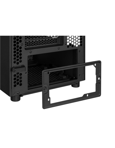 Компьютерный корпус ASUS ProArt PA401 Wood TG, Midi-Tower, Без блока питания, Чёрный