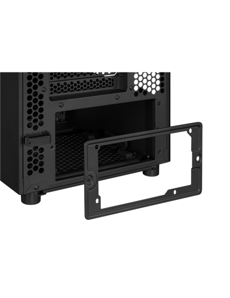 Carcasă PC ASUS ProArt PA401 Wood TG, Midi-Tower, Fără PSU, Negru