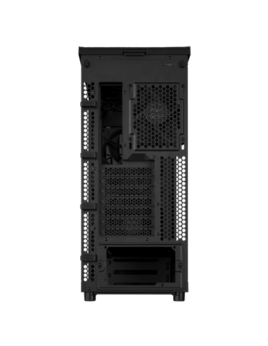 Компьютерный корпус ASUS ProArt PA401 Wood TG, Midi-Tower, Без блока питания, Чёрный
